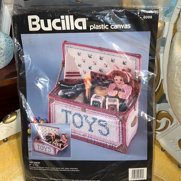 Bucilla Other New Bucilla Plastic Canvas Toy Chest Kit Poshmark